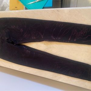 Zella Athletic leggings with design size S